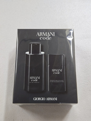 Giorgio Armani Armani Code 2 Pc Set: 4.2 Oz Eau De Toilette+ Deodorant Stick NWB