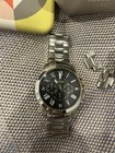 Fossil Silver Stainless Steel Mens Watch 