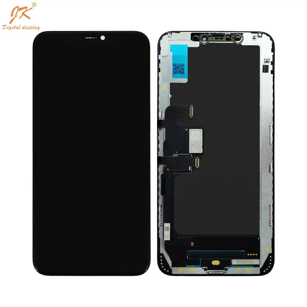 Écran LCD complet iPhone XS Max JK Premium noir idéal pour photos et vidéos
