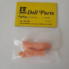 Doll Hands NOS Yaley Crafting Supplies Doll Parts No. BH-291 Hands Hong Kong