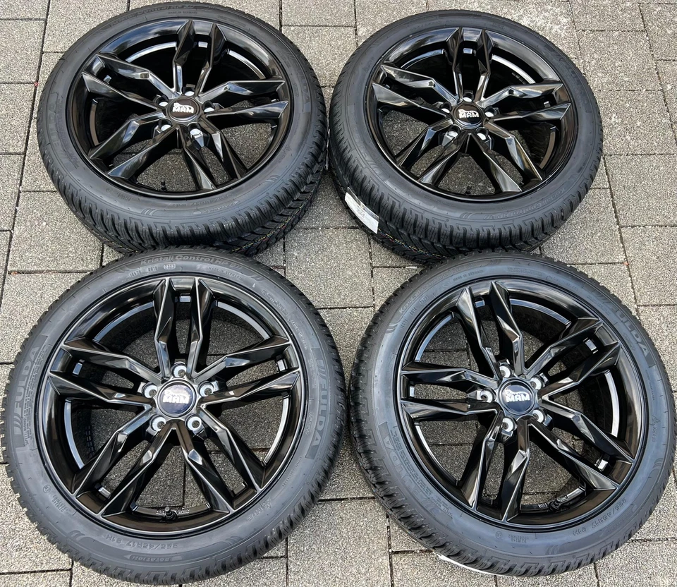 4 ALU 17" WINTERRÄDER FORD FOCUS C-MAX MONDEO 225/45R17 91H RDKS NEU FREIHAUS - Bild 2 von 4