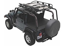 Smittybilt 76713 97-06 Wrangler Tj Src Roof Rack 300 Lb Rating Black Textured