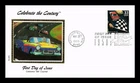 DR JIM STAMPS US COVER STOCK CAR RACING CELEBRATE CENTURY FDC COLORANO SILK