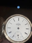 Elgin 1891 Pocket Watch Men Grade 95 6S 7J Gold Filled Hunter Manual Wind Runs