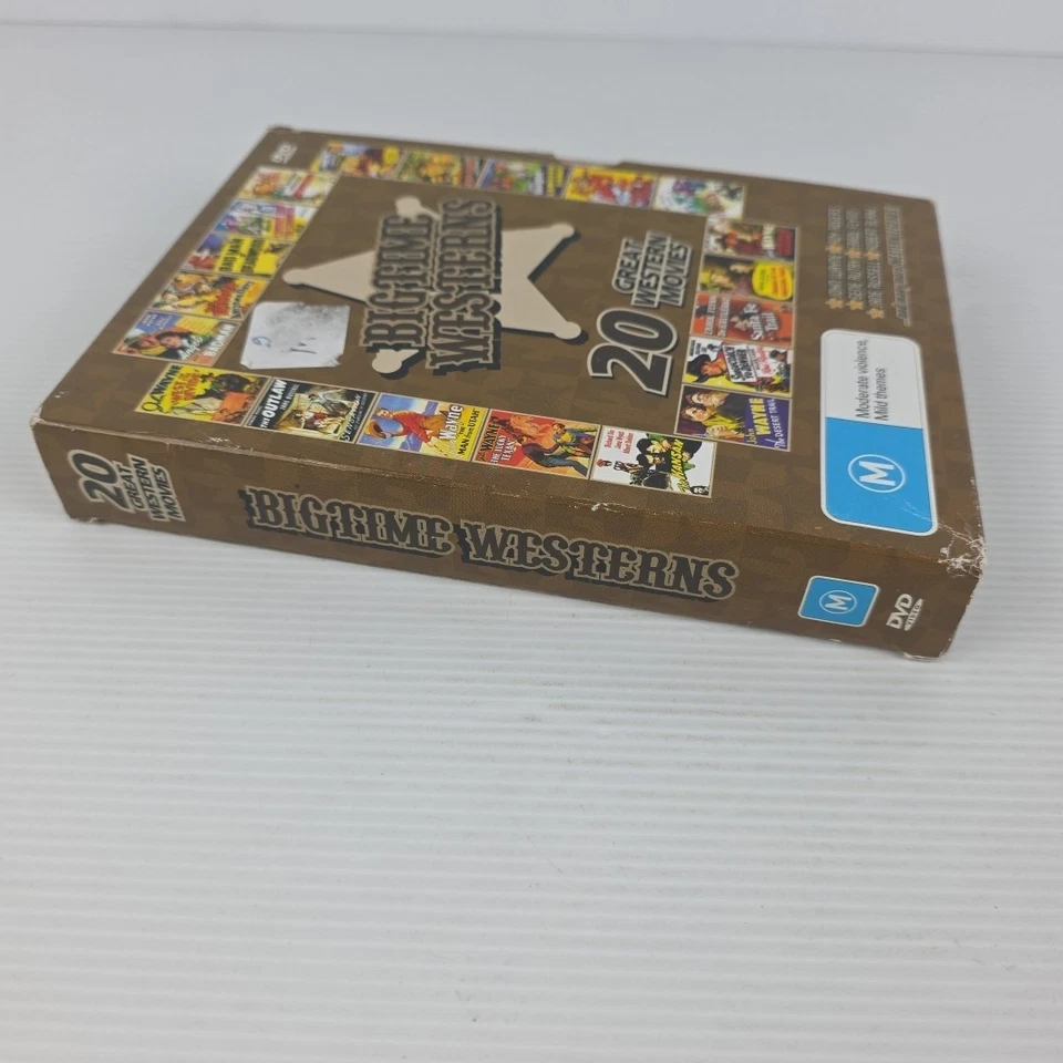 Bigtime Westerns - 20 Great Western Movies DVD Box Set, PAL, Region Free - image 3 of 4