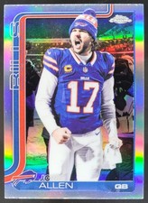 2025 Topps Chrome Josh Allen Image Variation #34 SP Buffalo Bills JE2