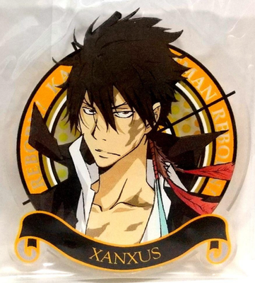 Japanese anime Katekyo Hitman Reborn! acrylic badge Xanxus 01 | eBay