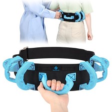 NIdreamCE Gait Belt Transfer Belts with Handles for Lifting Seniors, Blue