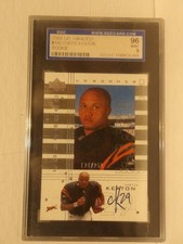 2000 Upper Deck Graded Football Card #156 SGC Mint 9 Curtis Keaton Rookie. rookie card picture