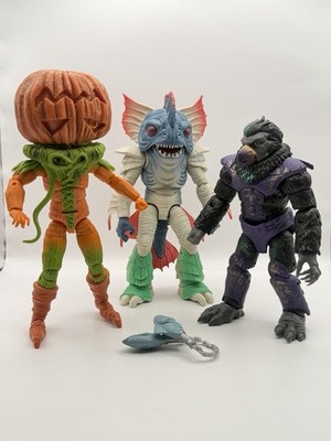 MMPR Lightning Coll. Villians LOT: PUMPKIN RAP, PIRANTISHEAD, TENGA Figures