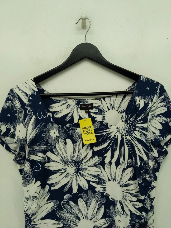 Phase Eight Bodycon Midi Dress UK14 in Blue - Image 3 of 4