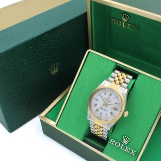 Men's Rolex OP Date Ref.#15053 34mm Two Tone Buckley Dial Watch W237911 1