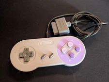 Hyperkin SNES Controller RetroN 2 Cadet Style Gamepad Super Nintendo Gray