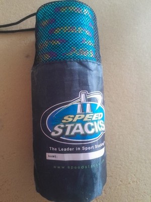 Speed Stacks Set 12 offizielle Sport Stapelbecher gelb rot schwarz mit Tasche