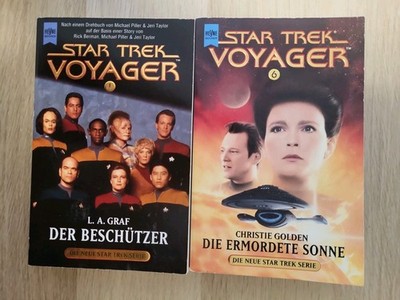 2x Star Trek Voyager - Buch 1 & 6 - Der Beschützer Und Ermordete Sonne, SciFi 