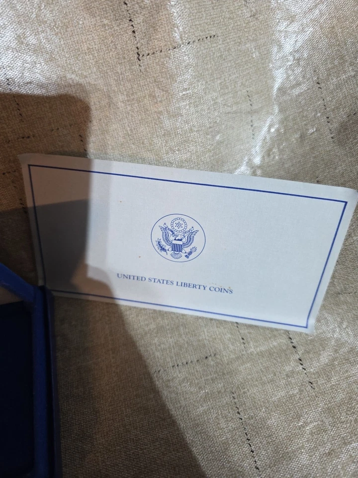 United States 🇺🇸 Liberty Proof Coins 1886-1986 S Silver & Half Dollar 2pc Set - Image 3 of 4