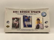 Upper Deck 2001 Rookie Update Baseball Cards Factory Sealed Box