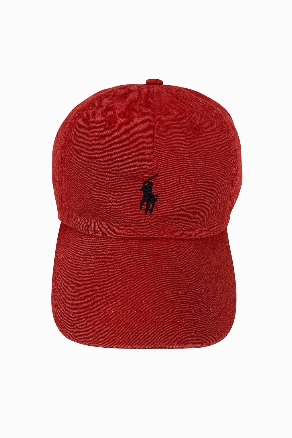 Berretto da baseball vintage Polo Ralph Lauren rosso classico logo pony taglia unica regolabile