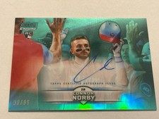 2025 Topps Chrome Stadium Club Connor Norby Turquoise Auto /99 RC #SCCA-CN