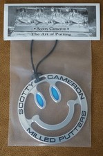 FABRYCZNIE NOWA Scotty Cameron Blue Smiley Bag Tag - tylko galeria Wydanie RZADKA!
