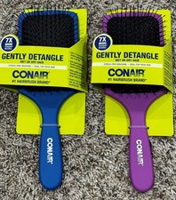 Conair Gentle Detangle Hair Brush Set Of 2