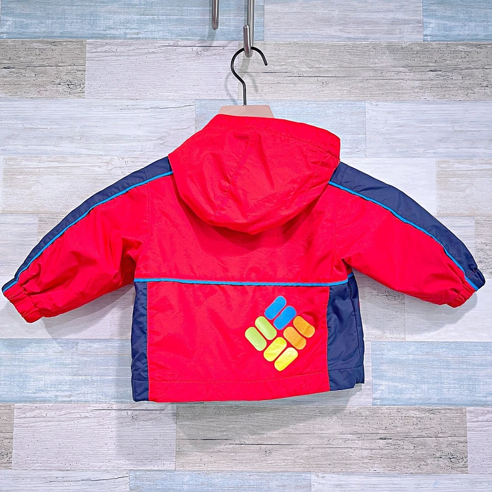 COLUMBIA Jabber Monkey Chaqueta de Invierno Rojo Polar Niño Pequeño 12M 12 Meses Foto 3 de 4