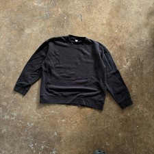 ARKET Relaxed Terry Sweatshirt Black Mens Large L