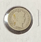 1912-D Barber Dime 10c Silver United States Coin Free Shipping