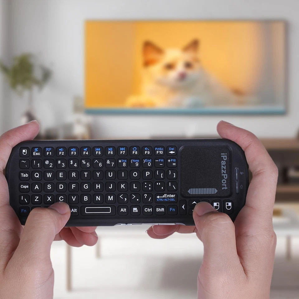 iPazzPort: 2.4G+Bluetooth mini keyboard with touchpad, portable, lightweight. - Image 3 of 4