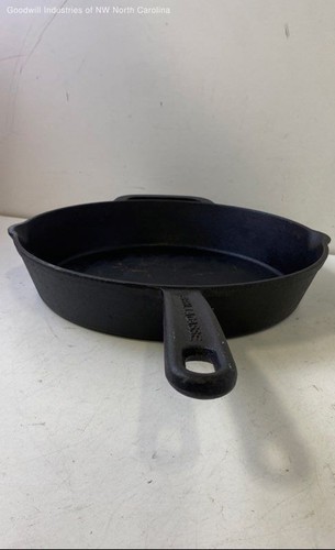 Emeril Lagasse Cast Iron Skillet 12” Double Pour Spout Frying Pan Cookware' - Picture 5 of 6