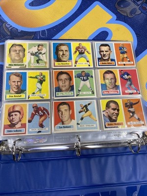 1957 Topps Football Complete Set W/ Checklist Bart Starr John Unitas PSA 5