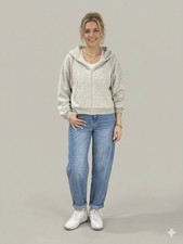 THE SHIRT PROJECT  Oversized Zip Hoodie mit K...