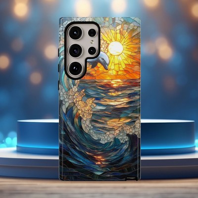 iPhone | Samsung | Google Stained Glass Tough Case, Protective Shell, Dual