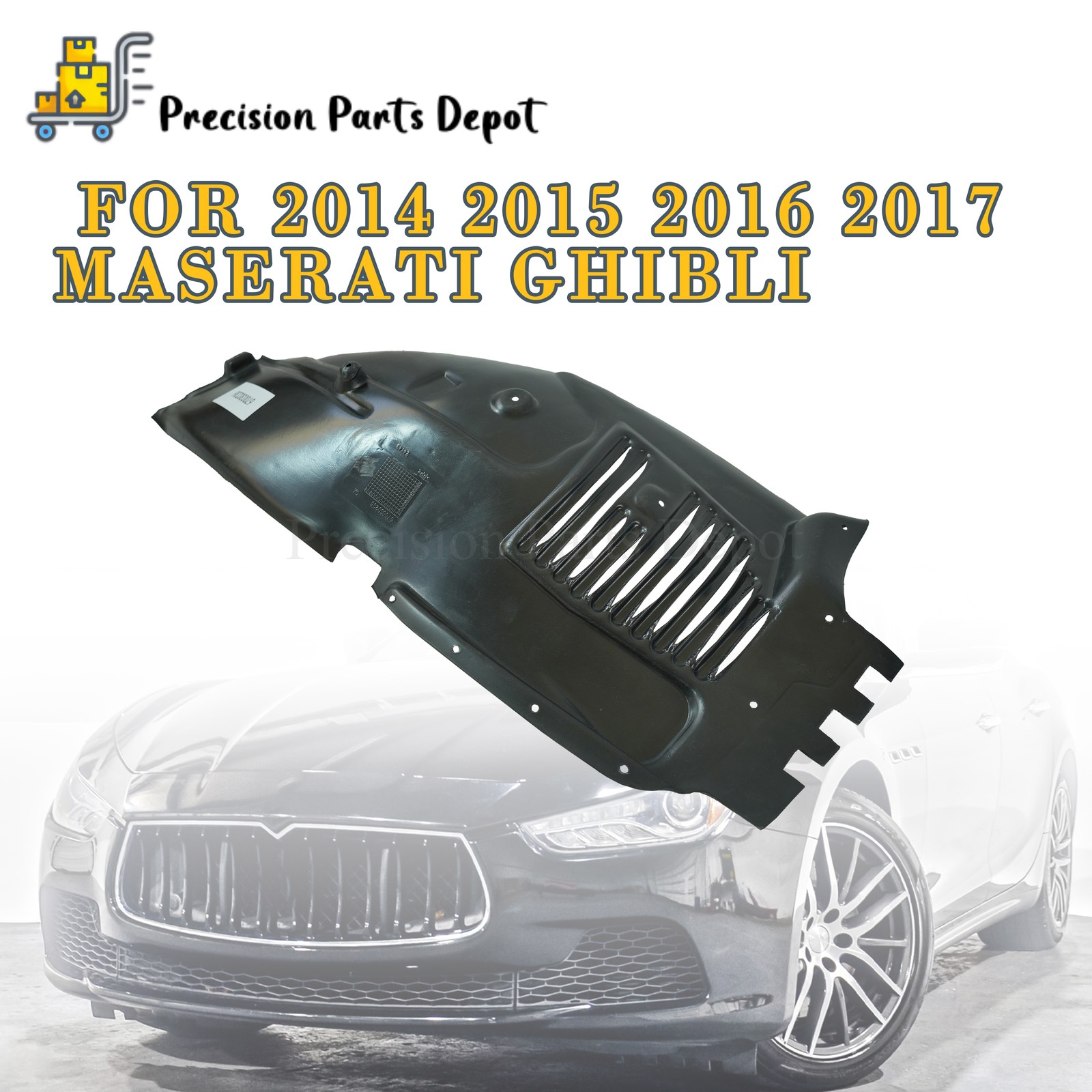Fender Liner Front Right 670030236 For 2014 2015 2016 2017 Maserati Ghibli
