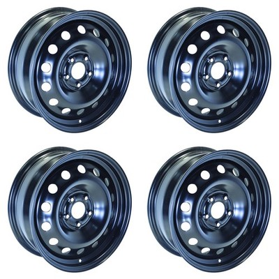 Set of 4 17in Black Steel Wheel Rims for 2016+ BMW, RTX06A4 17x7 5x112 ET42 5Lug