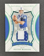 2024 National Treasures - Peyton Manning - Century Materials Emerald /5 - HOF