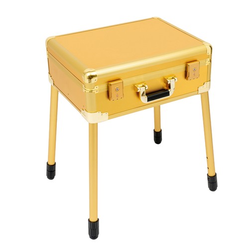 Professional Makeup Train Case 4 in 1 Rolling Cosmetic Trolley Beauty Travel Box - Picture 3 of 24