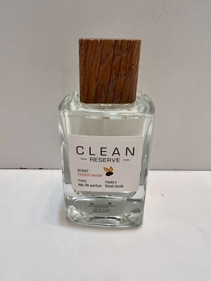 CLEAN RESERVE RADIANT NECTAR 3.4 OZ / 100 ML EAU DE PARFUM NEW & UNBOXED