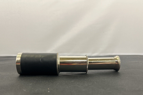 Vintage Brass Monocular Spotting Scope 6" Length in Wooden Box VGUC BnftsCharity - Picture 4 of 11