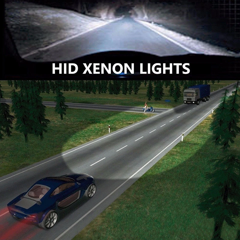 Mazda CX-7 2007-2012 Conversion HID Slim Kit Headlight Fog Light H7 9005 H11 6K - Image 4 of 4