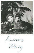 MARINA VLADY Original Autogramm signierte Postkarte 60er Jahre