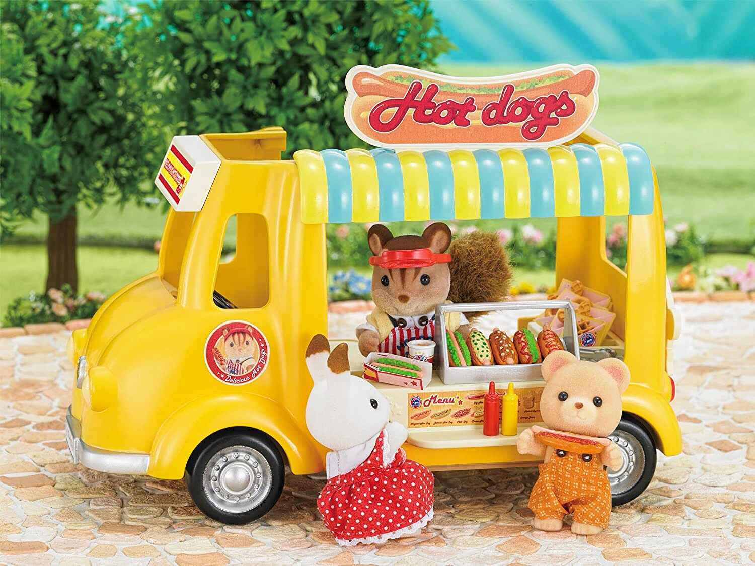 calico critters hot dog van