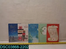 NO ENVELOPES QTY=5: MIX LOT OF CHRISTMAS CARD
