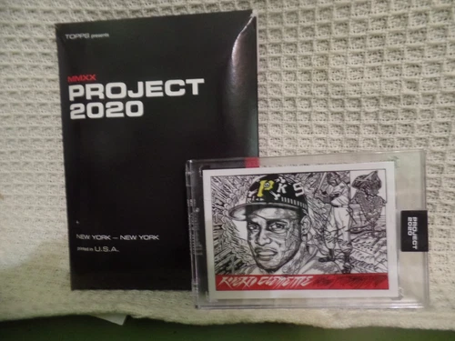 ROBERTO CLEMENTE, TOPPS, MMXX Project 2020 Original Card #68, V.G-Take a L@@K