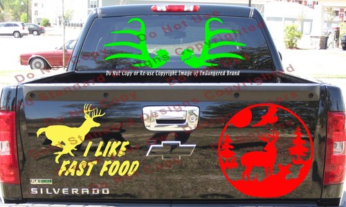 - Calcomanía de vinilo pegatina Deer Deer-Oholic Buck texto en caja coche camión de caza - Imagen 7 de 12