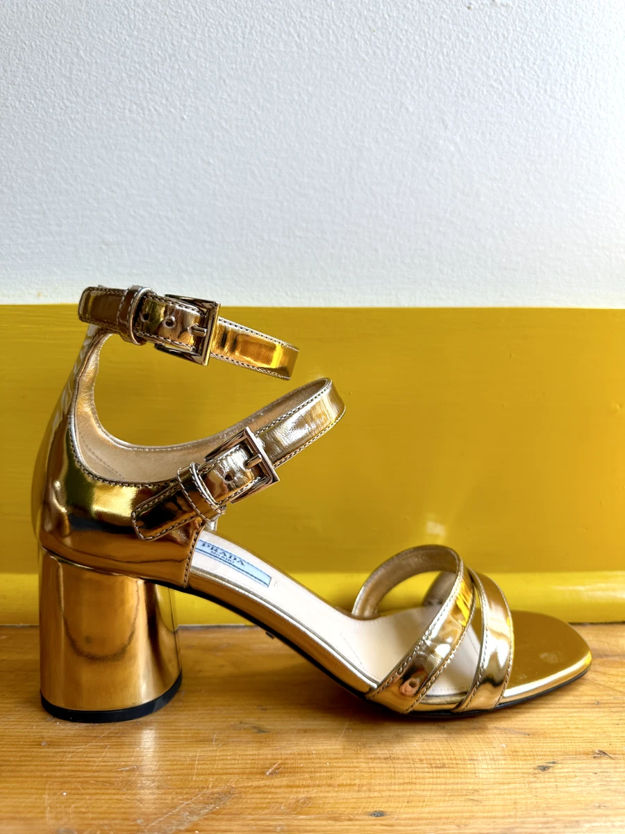 PRADA Gold Heels for Women for sale | eBay