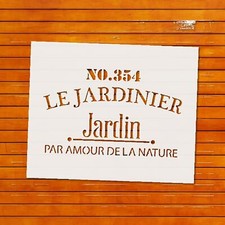 Reusable Plastic Stencil Template - DIY Wall Art, Crafts, Fabric Painting