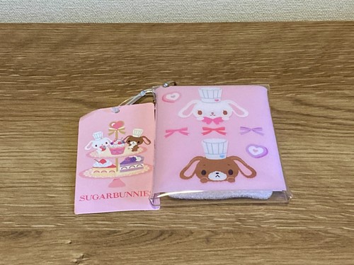 Sanrio Sugar Bunnies Shirousa Kurousa Set of 4 Bag Towel Hair Band Multi Case - Picture 12 of 14