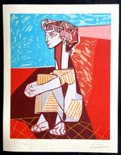 Pablo Picasso Lithograph COA Signed Numbered Hand Certified 180 es.
