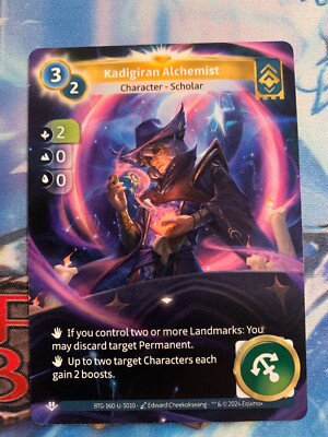 Kadigiran Alchemist Altered TCG Unique NM Unscanned Retail Bravos C4